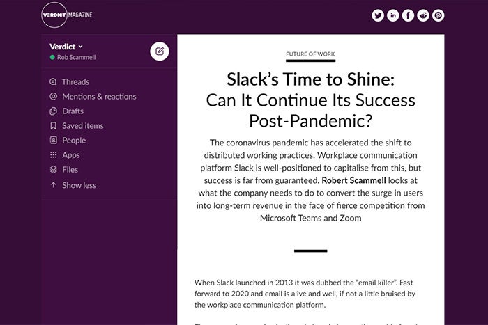 verdict magazine issue 4: Slack